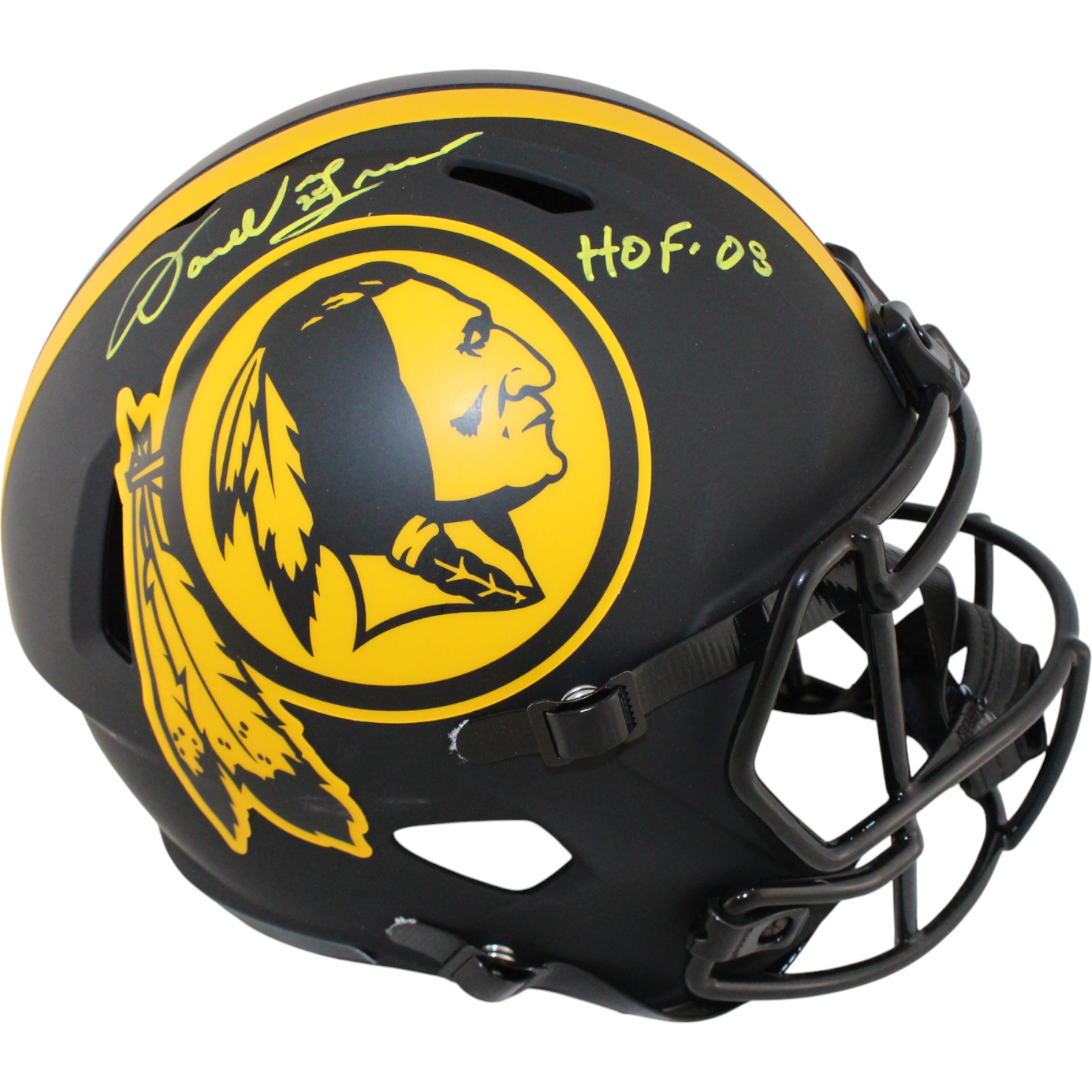 Darrell Green Signed Washington Redskins F/S Eclipse Helmet HOF Beckett 51889 1 Darrell Green Signed Washington Redskins F/S Eclipse Helmet HOF Beckett 51889