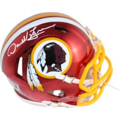 Darrell Green Autographed Washington Redskins Mini Helmet Chrome Beckett 51869