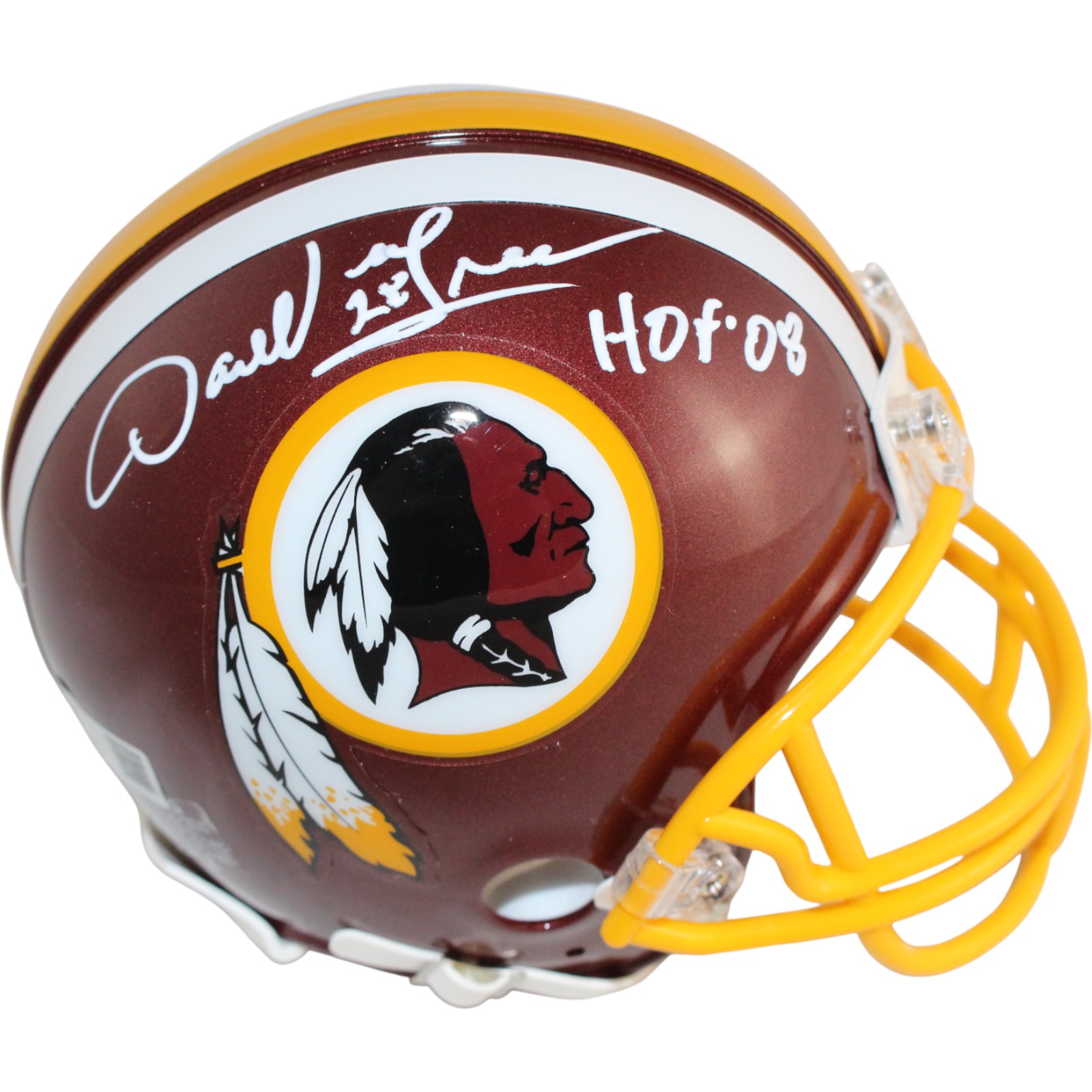 Darrell Green Autographed Washington Redskins Mini Helmet VSR4 HOF Beckett 51850