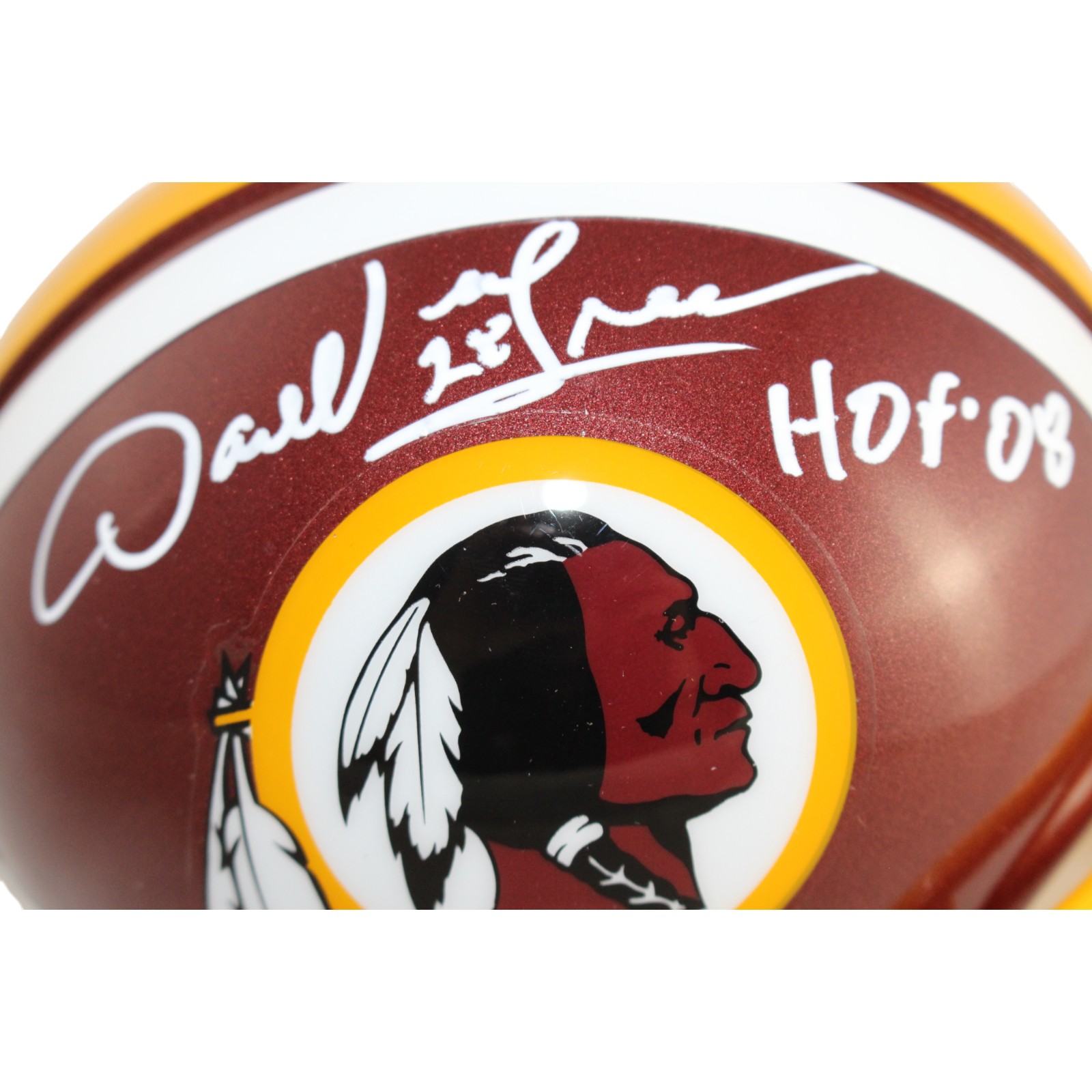 Darrell Green Autographed Washington Redskins Mini Helmet VSR4 HOF Beckett 51850 2 Darrell Green Autographed Washington Redskins Mini Helmet VSR4 HOF Beckett 51850