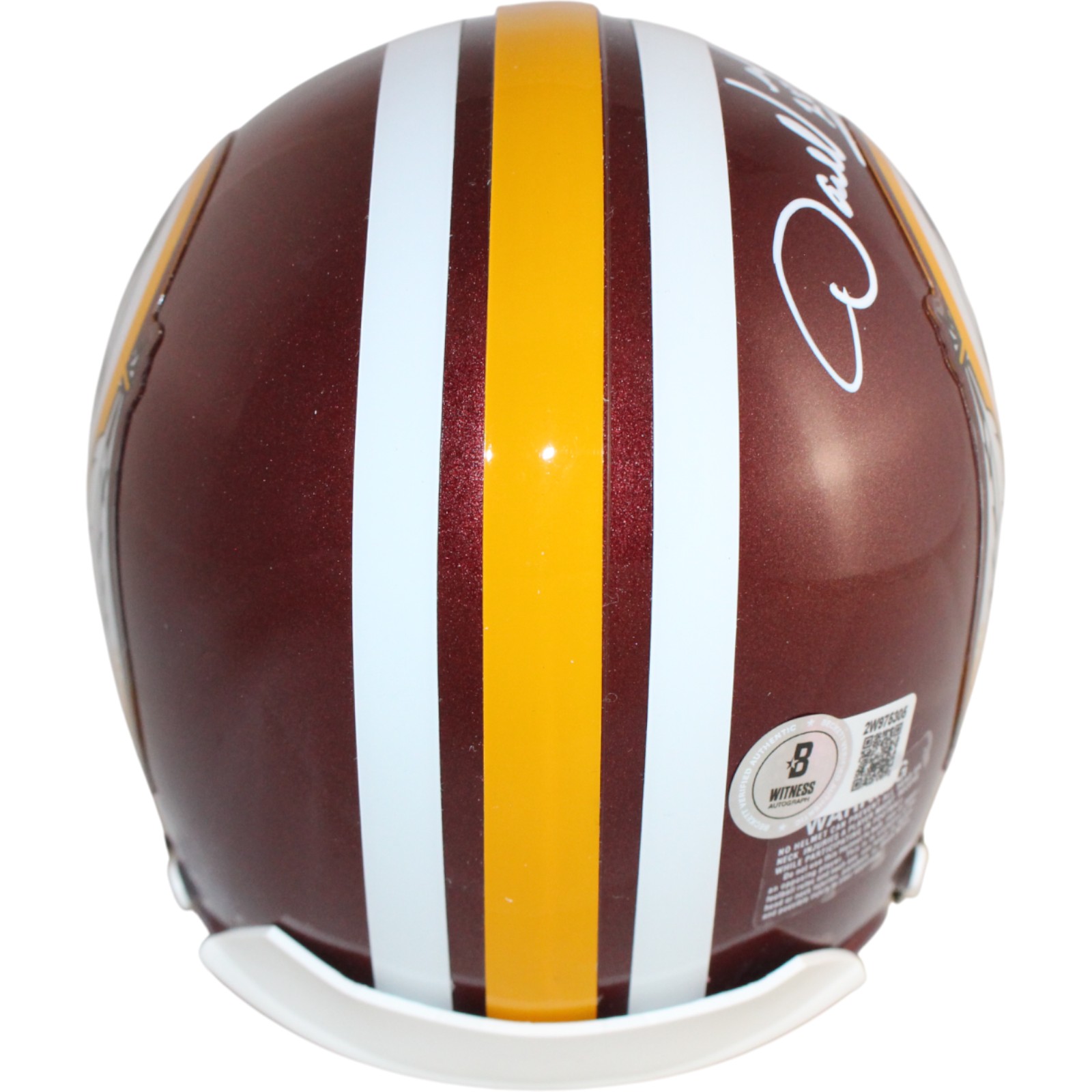 Darrell Green Autographed Washington Redskins Mini Helmet VSR4 HOF Beckett 51850 3 Darrell Green Autographed Washington Redskins Mini Helmet VSR4 HOF Beckett 51850