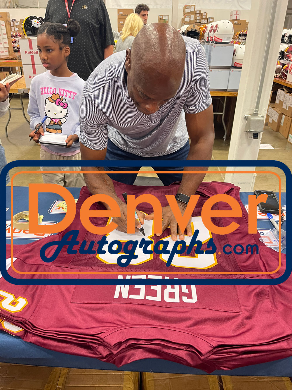 Darrell Green Autographed/Signed Pro Style Red XL Jersey Beckett Witness 51834 6 Darrell Green Autographed/Signed Pro Style Red XL Jersey Beckett Witness 51834