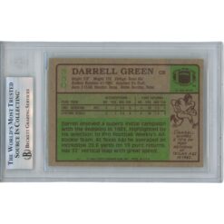 Darrell Green Autographed 1984 Topps 380 HOF 2x SB Champ Card Slab Beckett 51916