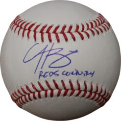 Hunter Greene Autographed Cincinnati Reds OML Baseball Reds Country FAN 46781