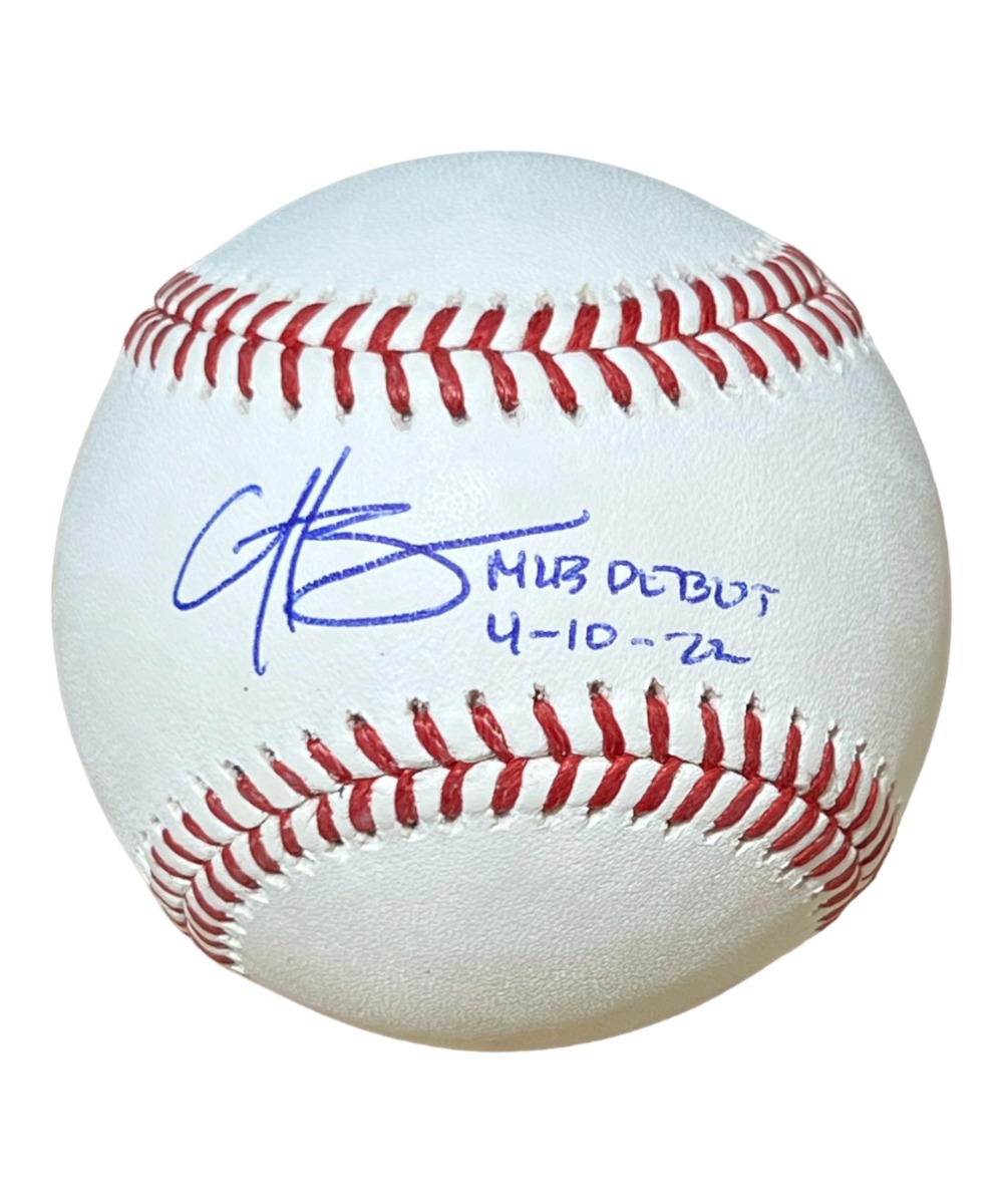Hunter Greene Autographed ROMLB Baseball Cincinnati Reds MLB Debut