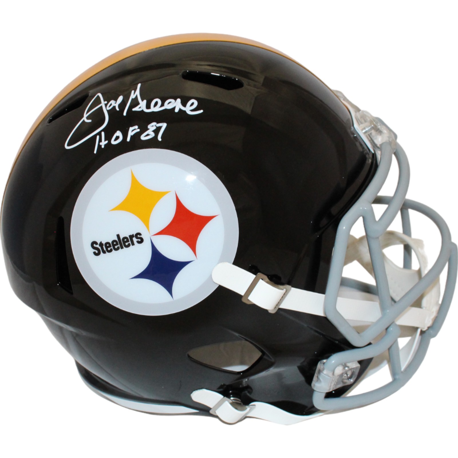 Joe Greene Autographed/Signed Pittsburgh F/S Helmet Beckett