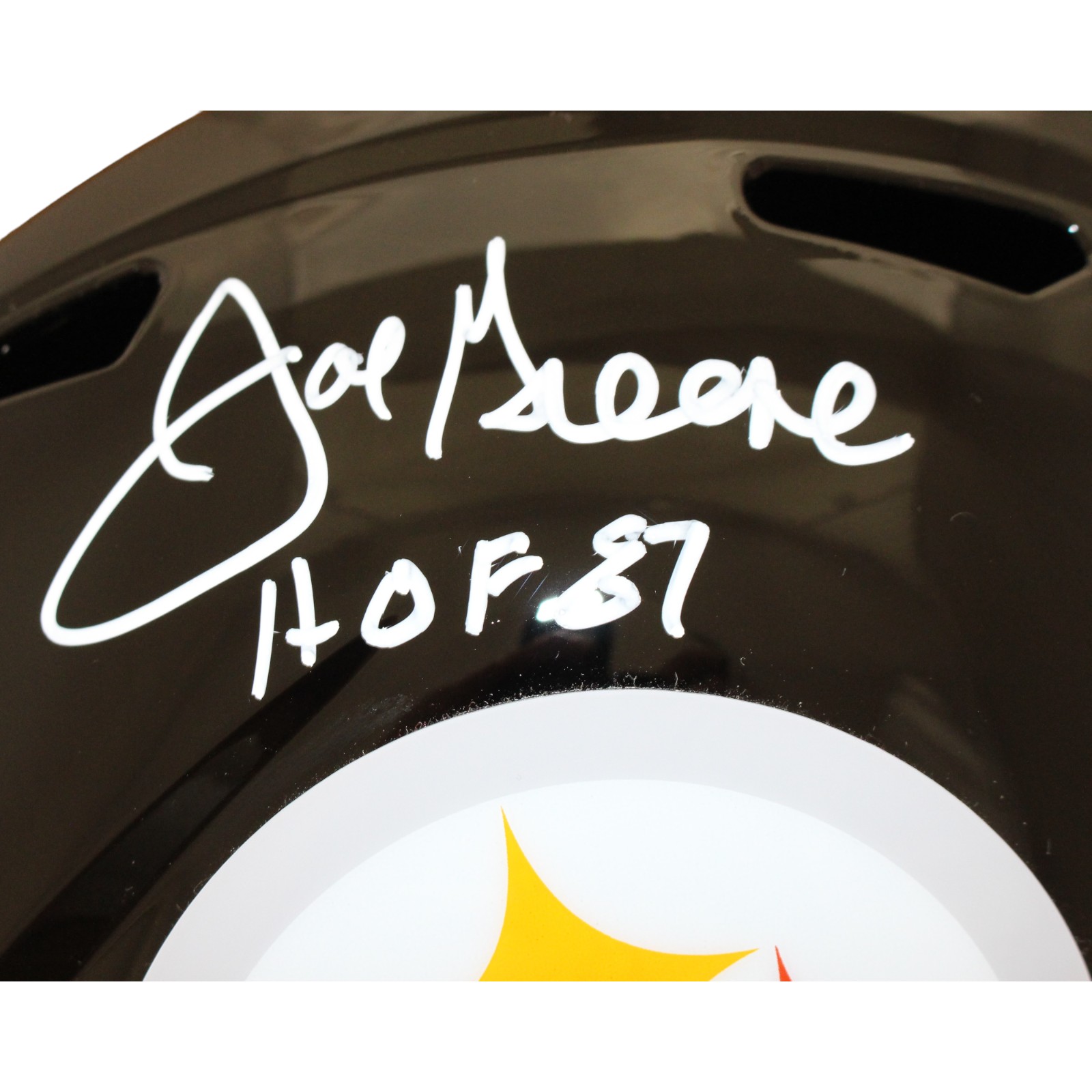 Joe Greene Autographed/Signed Pittsburgh F/S Helmet Beckett