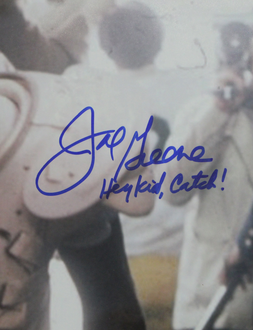 Joe Greene & Tommy Okon Autographed/Signed Framed 16x20 Photo BAS