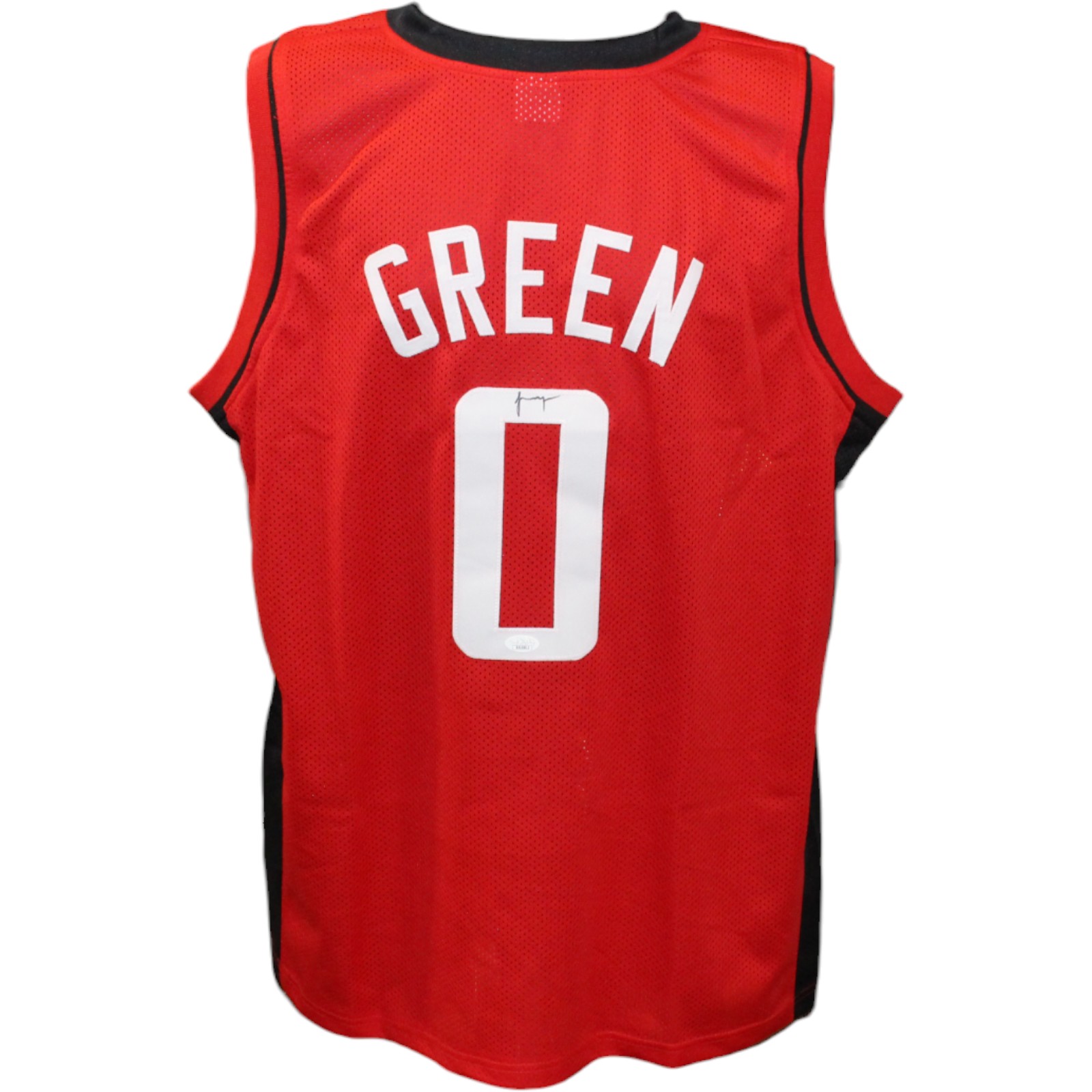 Jalen Green Autographed/Signed Pro Style Red Jersey JSA