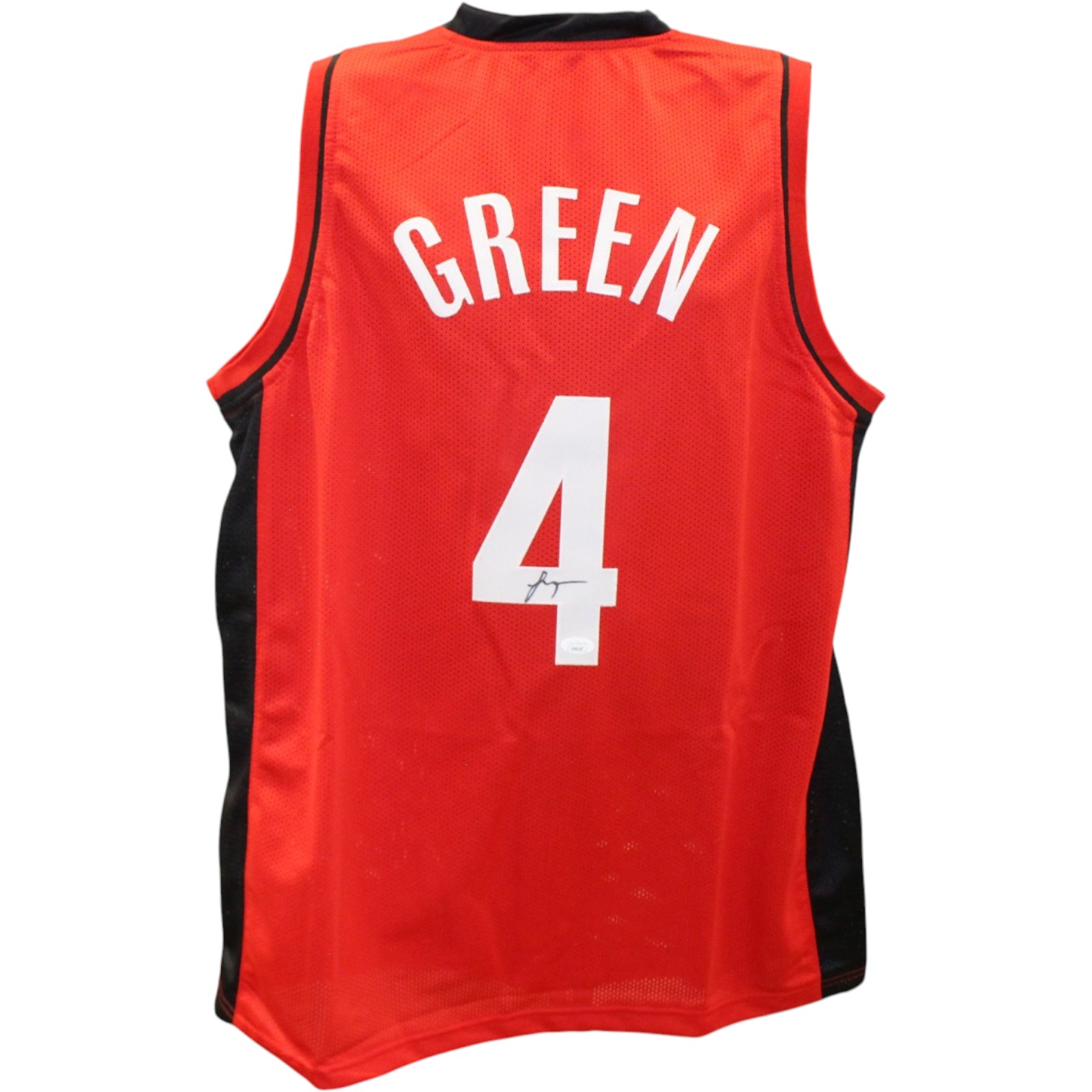 Jalen Green Autographed/Signed Pro Style Sz XL Red Jersey JSA 57917