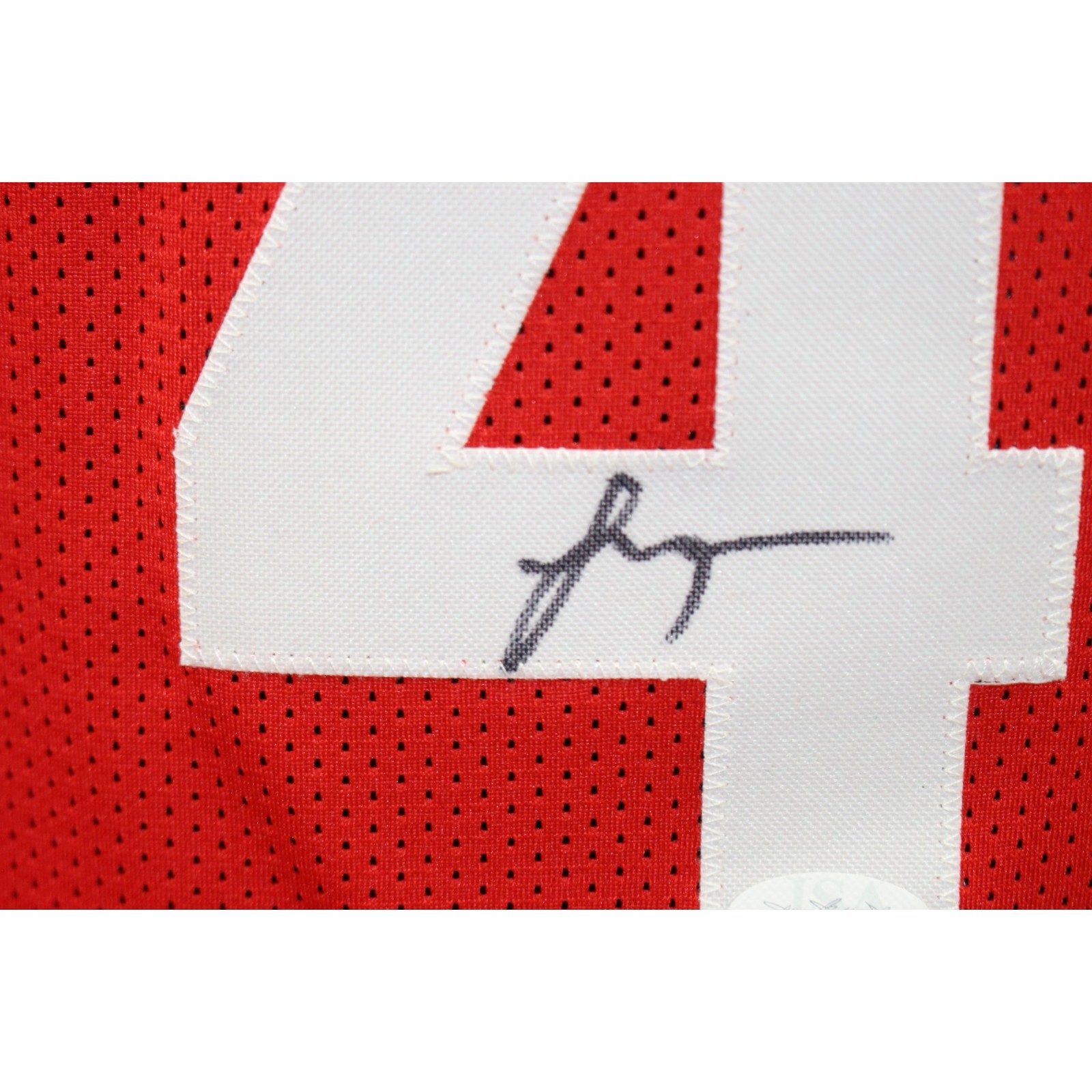 Jalen Green Autographed/Signed Pro Style Sz XL Red Jersey JSA 57917