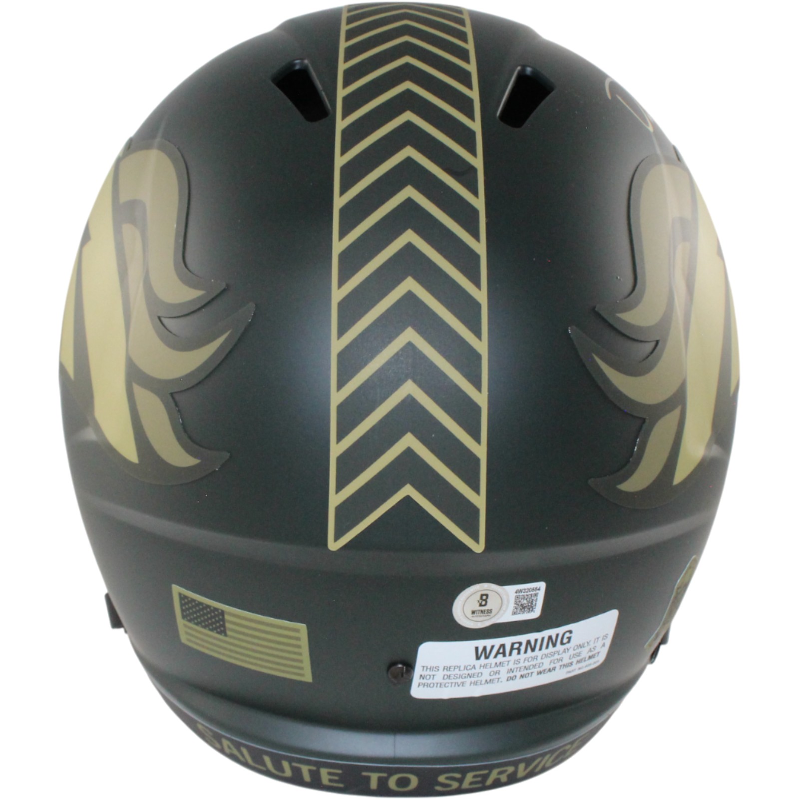 Dre Greenlaw Autographed Denver Broncos F/S 25 STS Helmet Beckett Witness 54649 4 Dre Greenlaw Autographed Denver Broncos F/S 25 STS Helmet Beckett Witness 54649