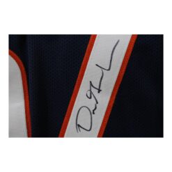 Dre Greenlaw Autographed/Signed Pro Style Blue XL Jersey Beckett 50980