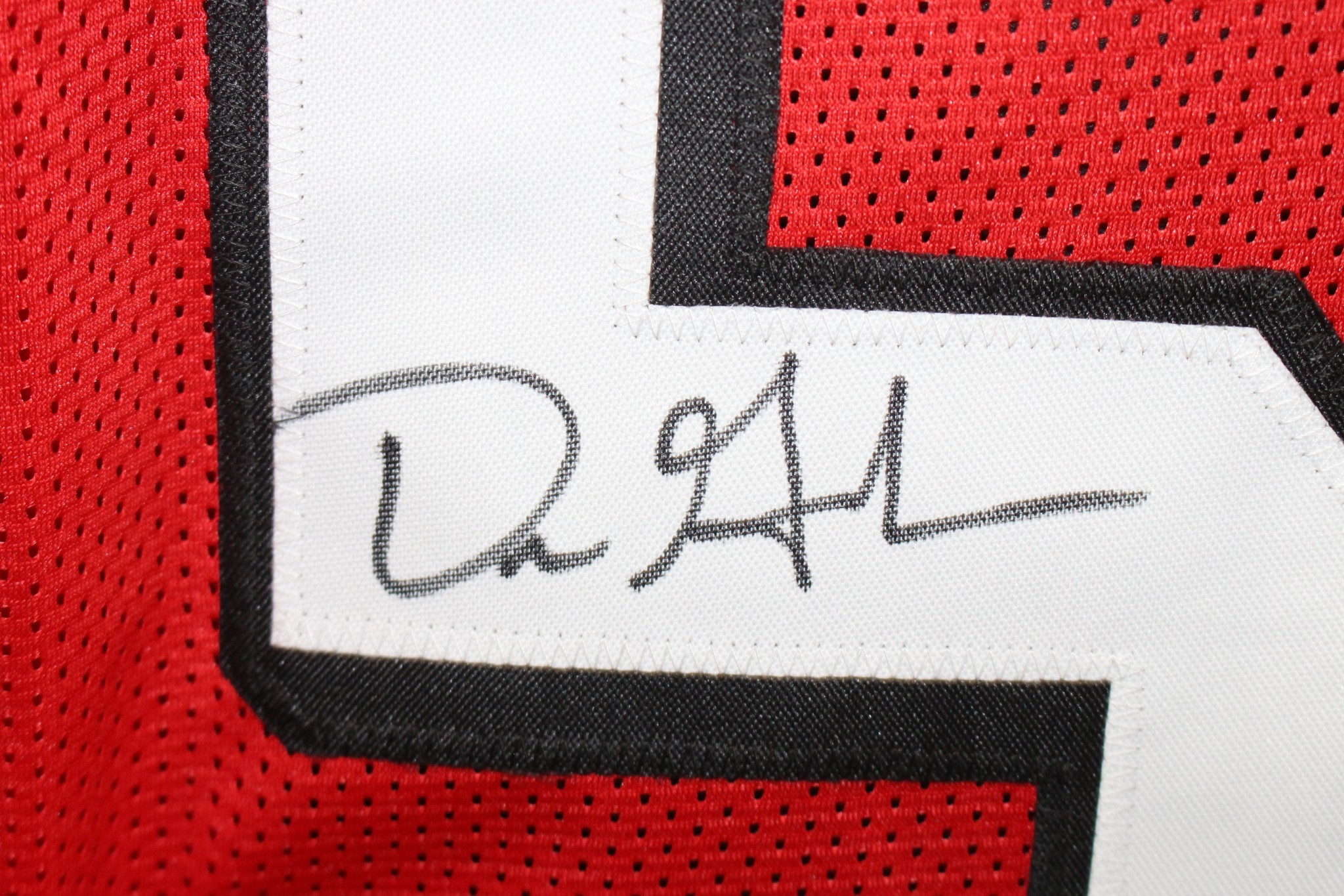 Dre Greenlaw Autographed Pro Style Sz XL Red Jersey Beckett Witness 57289 2 Dre Greenlaw Autographed Pro Style Sz XL Red Jersey Beckett Witness 57289