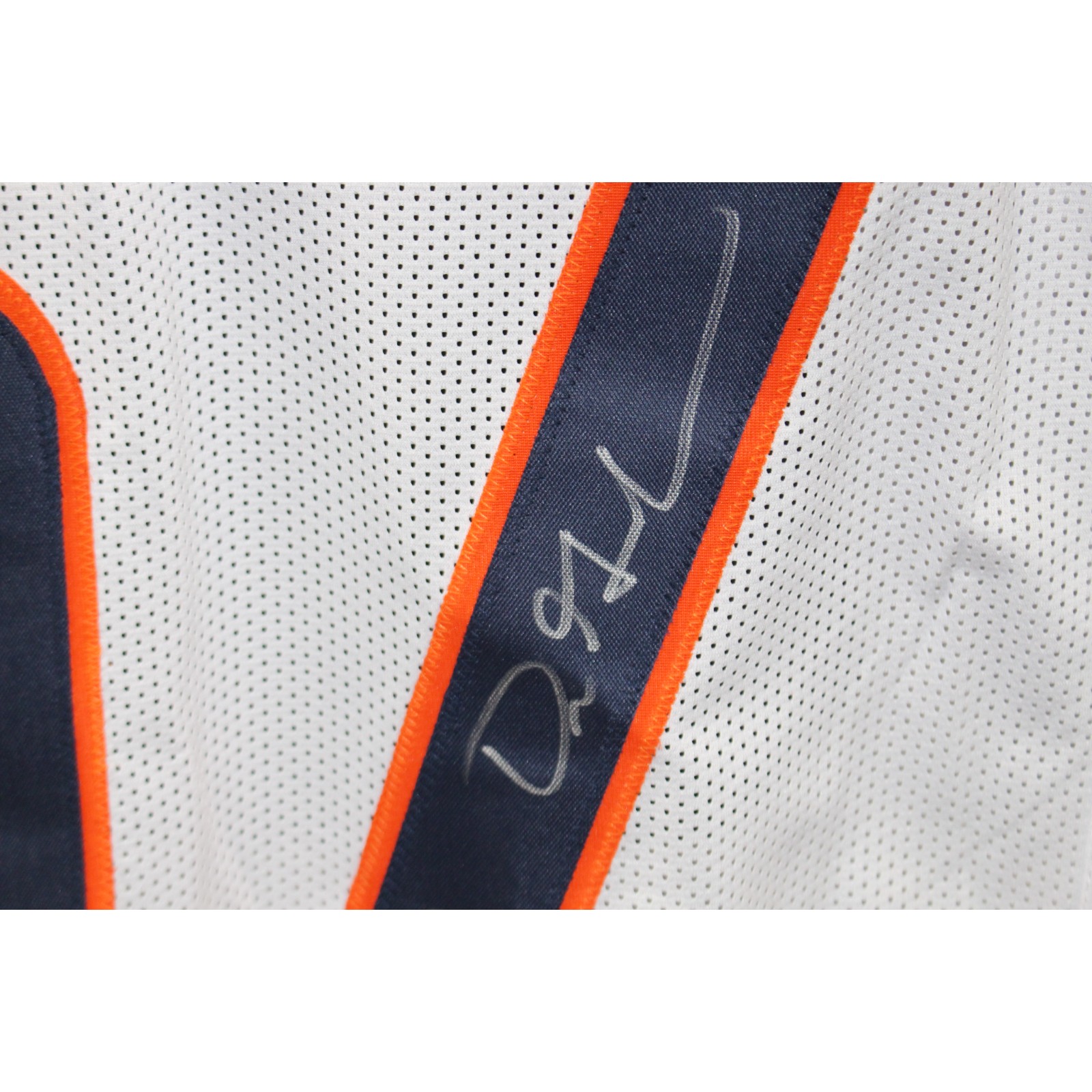 Dre Greenlaw Autographed Pro Style Size XL White Jersey Beckett Witness 54671