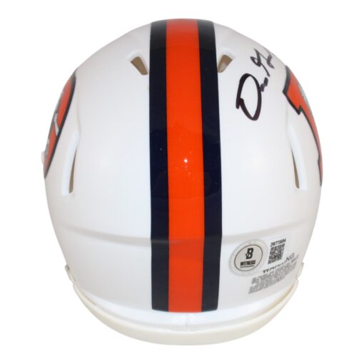 Dre Greenlaw Autographed Denver Broncos 2023 Alt Mini Helmet Beckett 50993