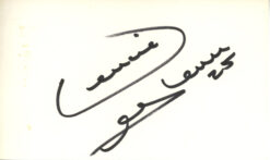 Vencie Green Autographed San Diego Chargers Index Card AS IS BAS 45401