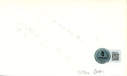 Vencie Green Autographed San Diego Chargers Index Card AS IS BAS 45401