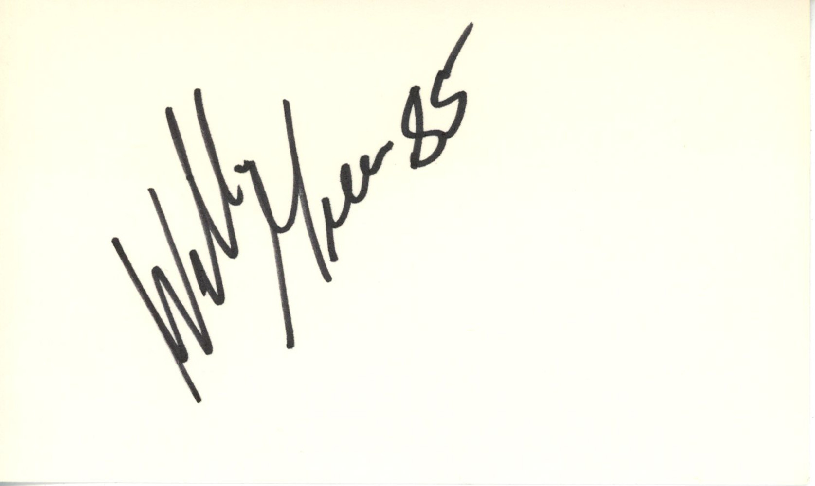 Willie Green Autographed Denver Broncos Index Card Beckett 45364