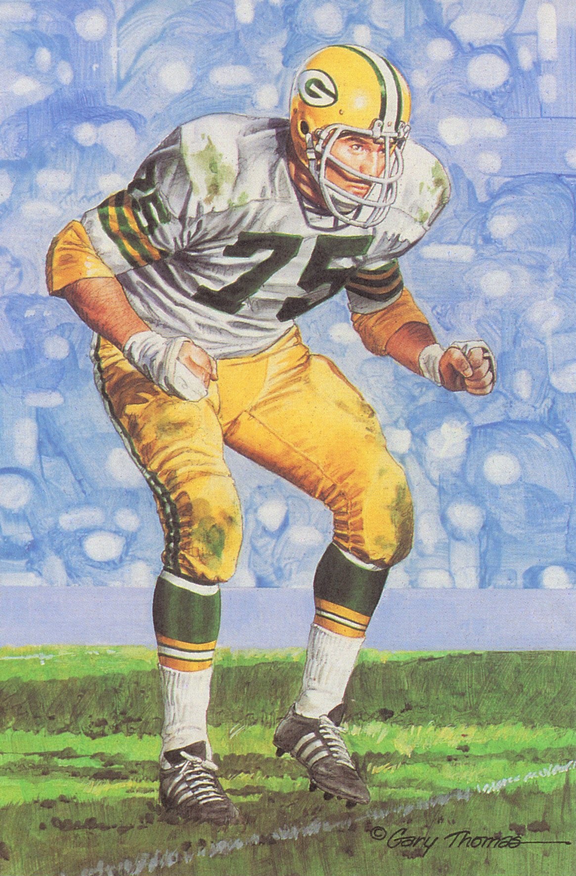 Forrest Gregg Green Bay Packers Goal Line Art Card Series 3 #68 LE /5000 58078