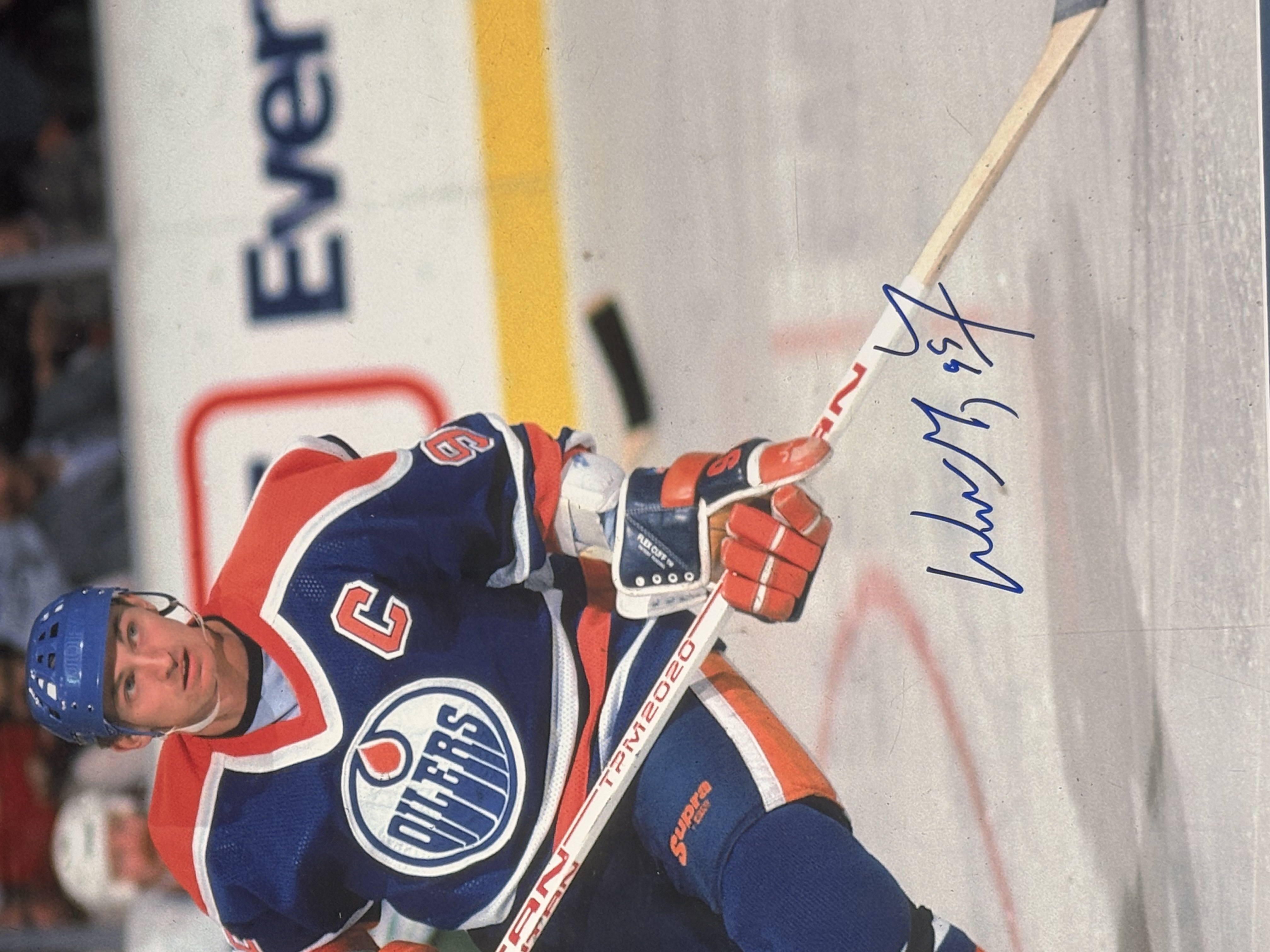 Wayne Gretzky Autographed Framed Edmonton Oilers 16x20 Photo Beckett 56548