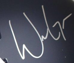 Will Grier Signed West Virginia Mountaineers Blue Replica Helmet BAS 24034