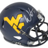Will Grier Signed West Virginia Mountaineers Speed Mini Helmet BAS 24039