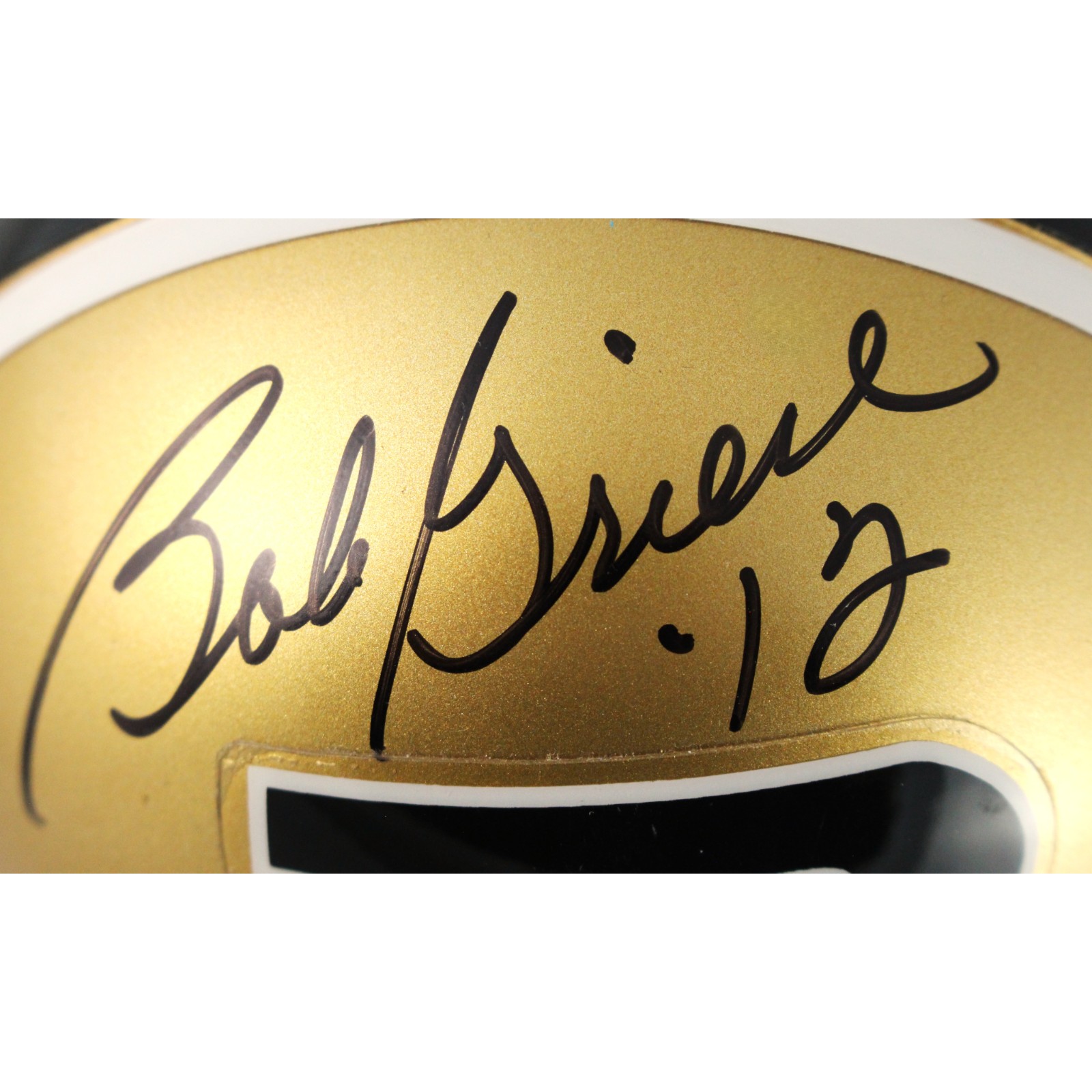 Len Dawson Bob Griese Autographed Purdue Boilers VSR4 Mini Helmet Beckett 52738 4 Len Dawson Bob Griese Autographed Purdue Boilers VSR4 Mini Helmet Beckett 52738