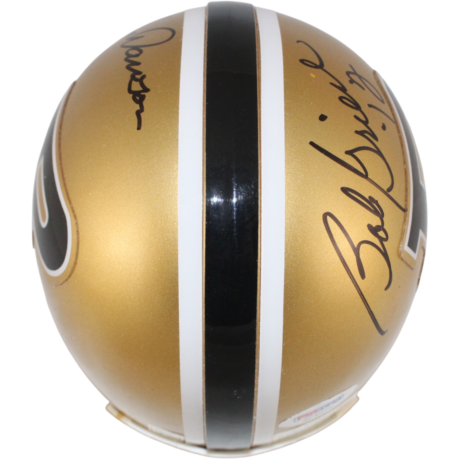 Len Dawson Bob Griese Autographed Purdue Boilers VSR4 Mini Helmet Beckett 52738 7 Len Dawson Bob Griese Autographed Purdue Boilers VSR4 Mini Helmet Beckett 52738