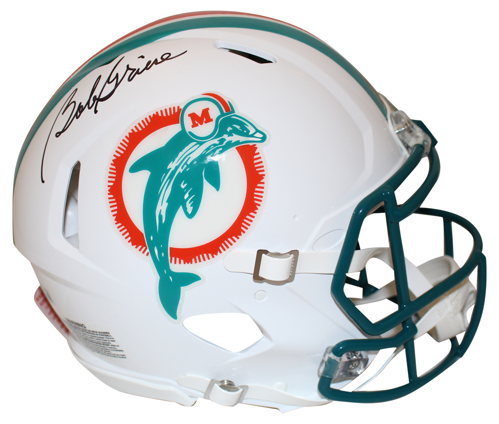 Bob Griese Signed Miami Dolphins Authentic 1980-96 Speed Helmet Beckett