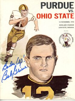 Bob Griese Autographed Purdue Boilermakers 11/14/70 Magazine Boiler Up JSA 55990
