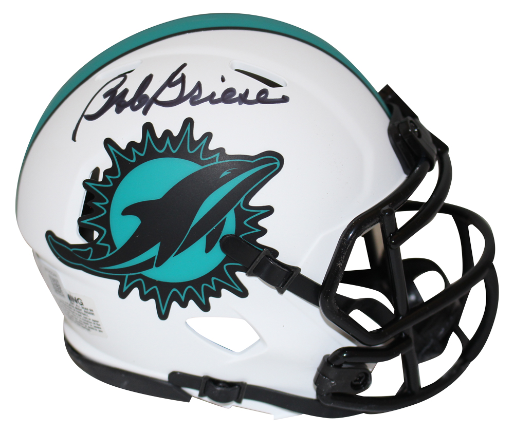 Bob Griese Autographed Miami Dolphins Lunar Speed Mini Helmet Beckett