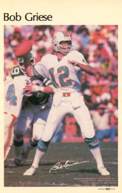 Bob Griese Miami Dolphins Mini Poster 23/50 Marketcom 46202