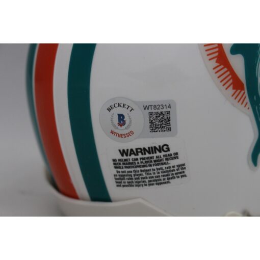 Bob Griese Signed Miami Dolphins TB 1972 Mini Helmet Beckett 46043