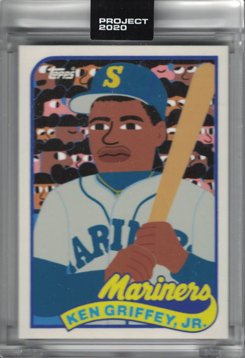 Ken Griffey Jr Seattle Mariners 2020 Topps Project #88 Artist Trading Card 28931