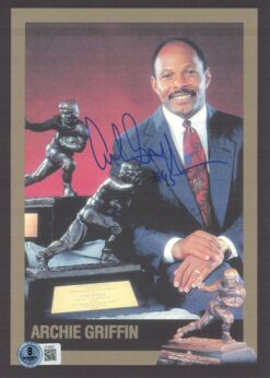 Archie Griffin Autographed/Signed Ohio State Buckeyes 7x9 Photo Beckett 57241