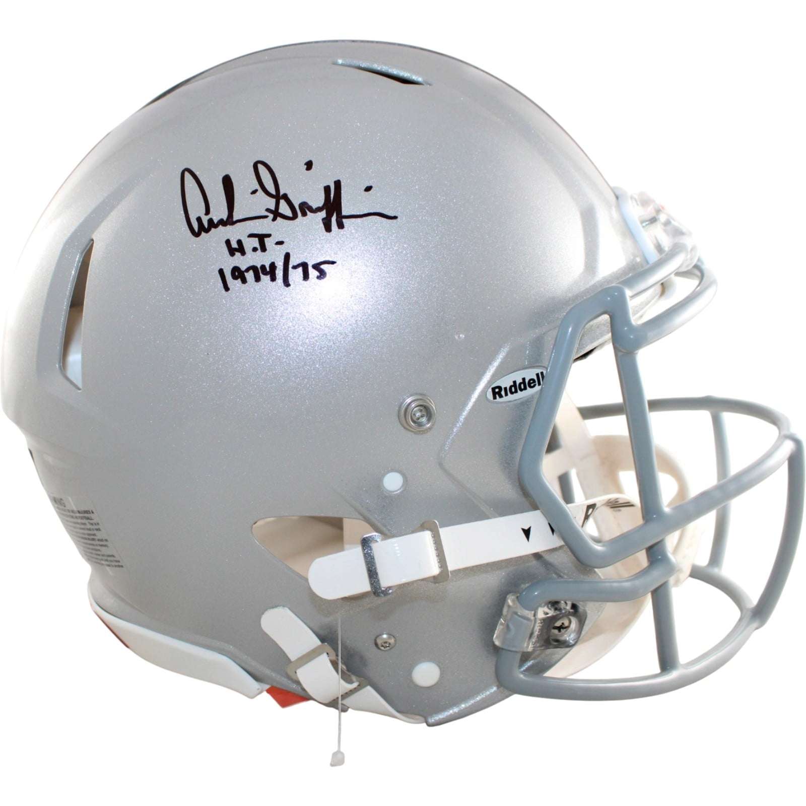 Archie Griffin Autographed/Signed Ohio State Buckeyes Helmet Pro 74/75 HT 58814