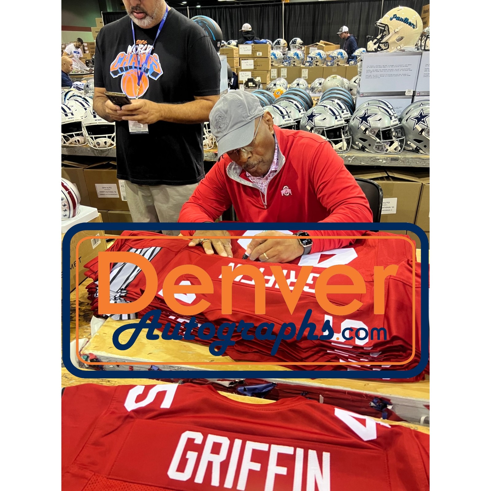 Archie Griffin Autographed College Style XL Jersey Red 74/75 HT BAS W 58512 6 Archie Griffin Autographed College Style XL Jersey Red 74/75 HT BAS W 58512