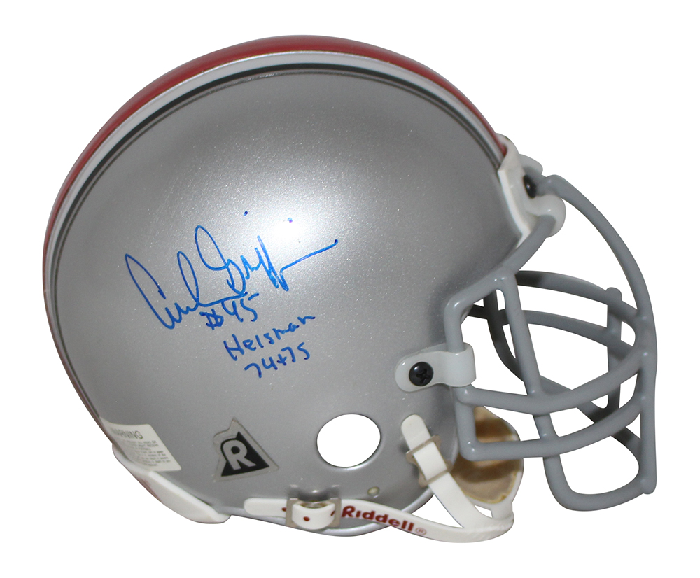 Archie Griffin Autographed Ohio State Authentic Mini Helmet Heisman BAS