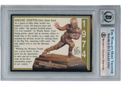 Archie Griffin Autographed 1991 Heisman Collection #40 Card 10 Beckett 54881