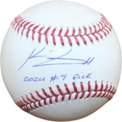 Konner Griffin Autographed Pittsburgh Pirates OML '24 #9 Baseball Fanatics 58308
