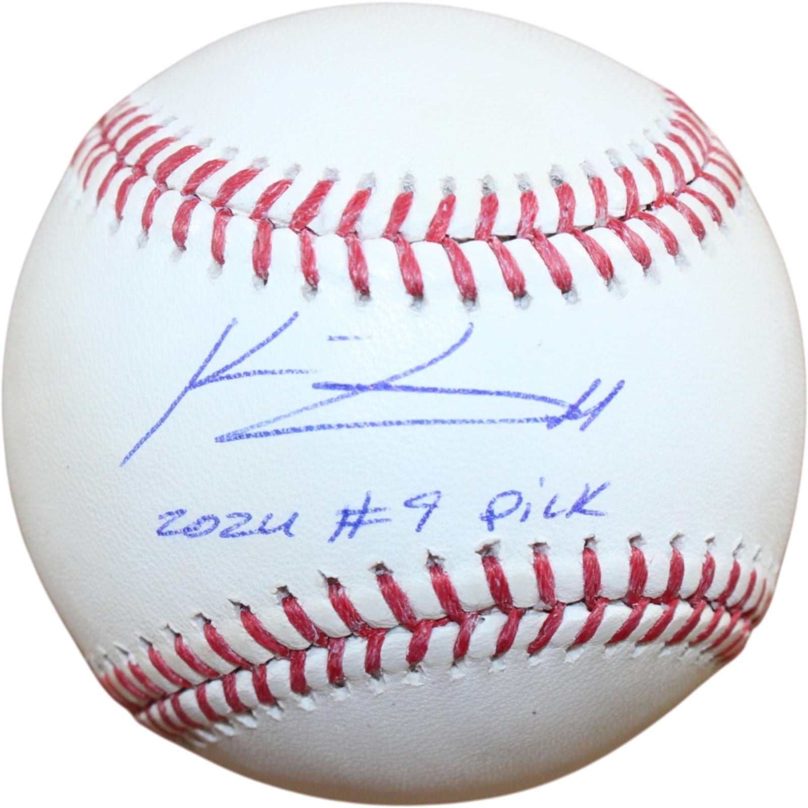 Konner Griffin Autographed Pittsburgh Pirates OML '24 #9 Baseball Fanatics 58308