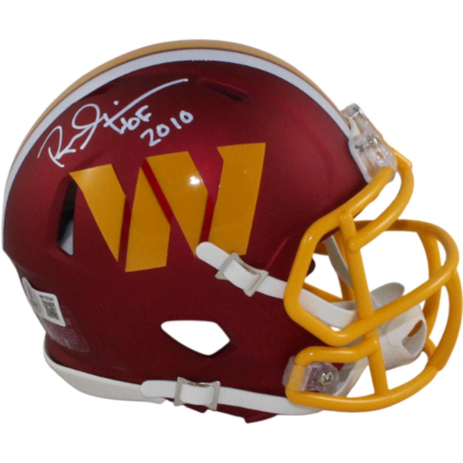 Russ Grimm Signed Washington Commanders 25 Alt Mini Helmet HOF Beckett WIT 54747 1 Russ Grimm Signed Washington Commanders 25 Alt Mini Helmet HOF Beckett WIT 54747