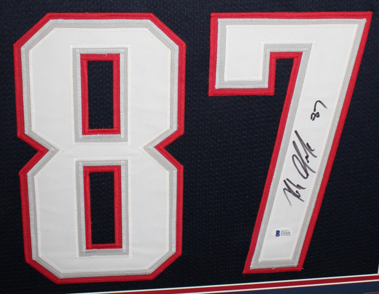 autographed rob gronkowski jersey