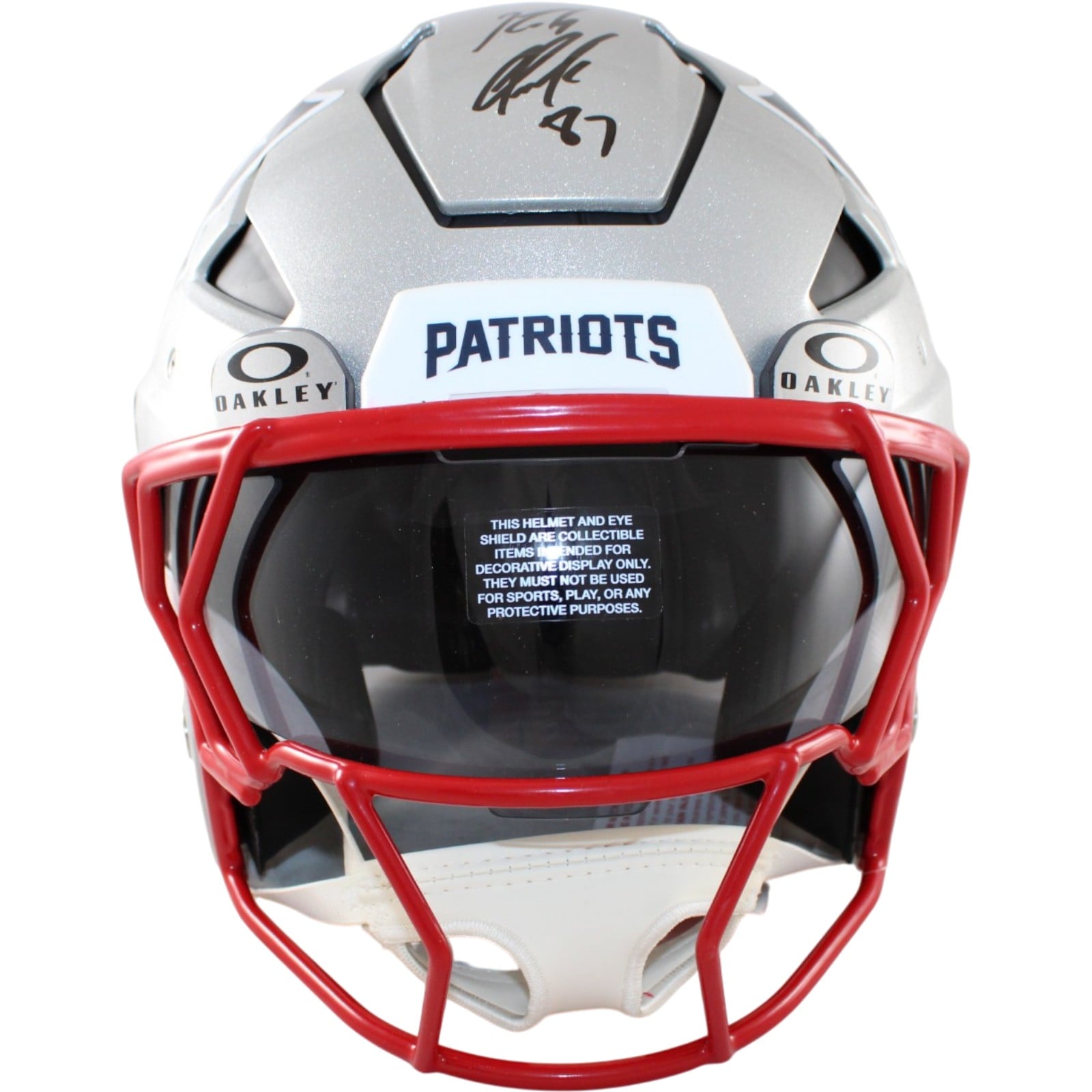 Rob Gronkowski Autographed New England Patriots Axiom F/S Helmet Beckett W 58335 3 Rob Gronkowski Autographed New England Patriots Axiom F/S Helmet Beckett W 58335