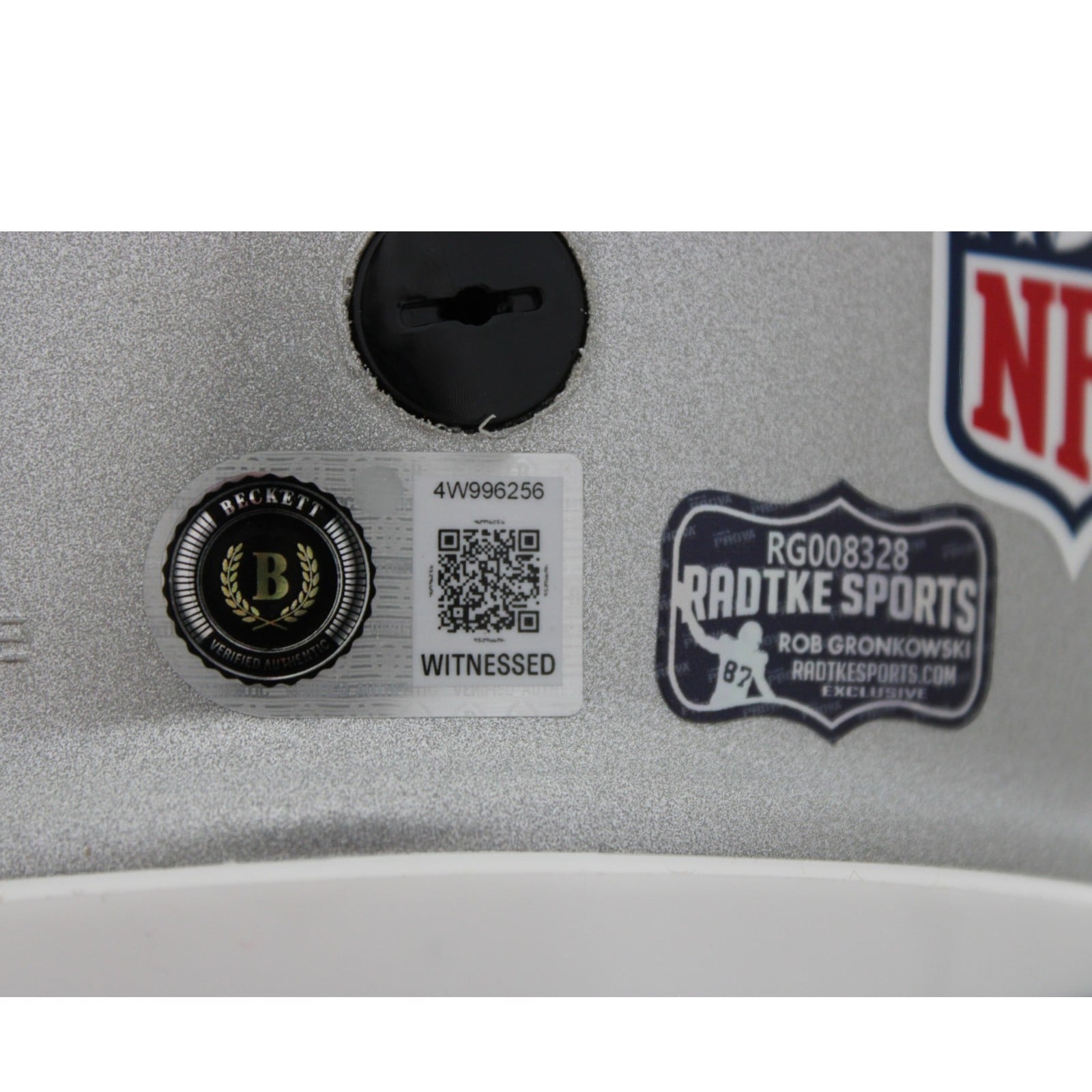 Rob Gronkowski Autographed New England Patriots Axiom F/S Helmet Beckett W 58335 7 Rob Gronkowski Autographed New England Patriots Axiom F/S Helmet Beckett W 58335
