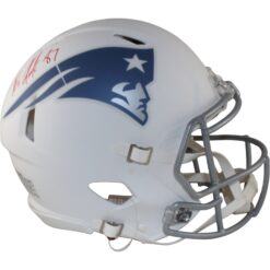 Rob Gronkowski Signed New England Patriots Pro Rivalries Helmet Beckett 54605