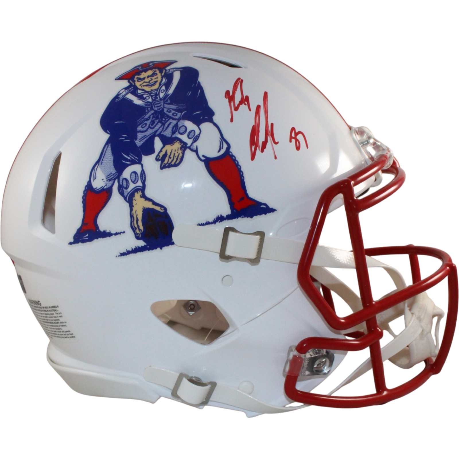 Rob Gronkowski Autographed New England Patriots TB 90-92 Authentic Helmet 55785