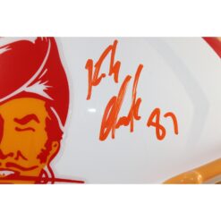 Rob Gronkowski Autographed/Signed Tampa Bay Buccaneers TB 76-96 F/S Helmet 55795