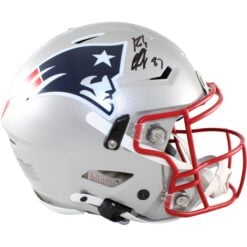 Rob Gronkowski Autographed New England Patriots SpeedFlex Helmet Beckett W 58333